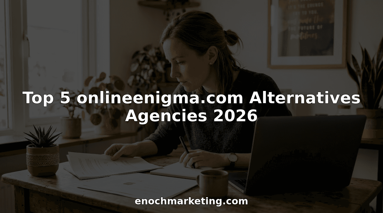 Top 5 onlineenigma.com Alternatives Agencies 2026